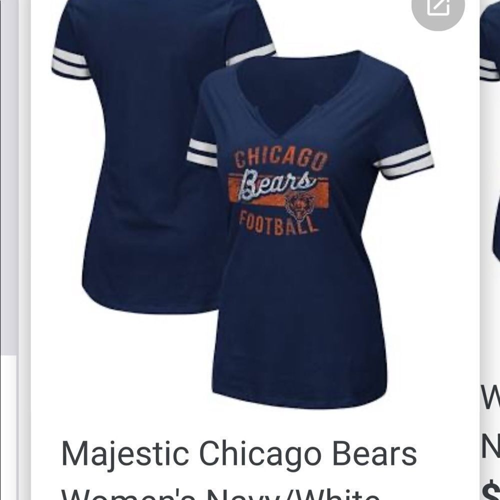 Chicago Bears Fitted Tee NWT